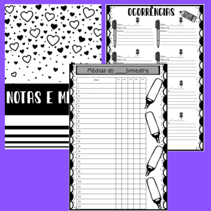 planner preto e branco 2025 - Image 13