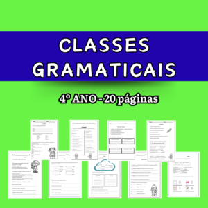 Classes gramaticais 4º ano