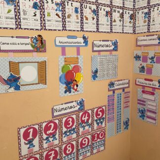 KIT SALA DE AULA STITCH