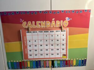 Calendário mensal Animais/Natureza