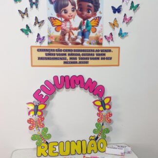 Kit Reunião : Tema A lição de uma Borboleta