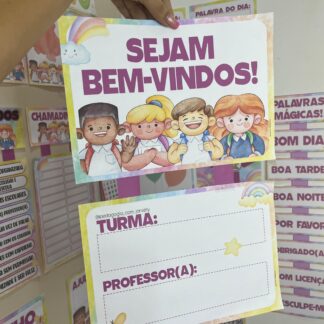 ARQUIVOS - KIT DECORAÇÃO PARA SALA DE AULA - CORES DA AQUARELA (2025)