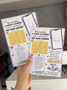 ARQUIVO – CARTÃO USO DOS CELULARES NAS ESCOLAS