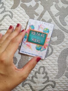 Mini livro volta às aulas