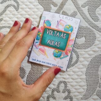 Mini livro volta às aulas