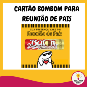 Cartão Batom Reunião de Pais