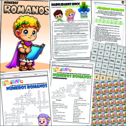 📦✨ PACOTE DE ATIVIDADES SOBRE NÚMEROS ROMANOS ✨📦
