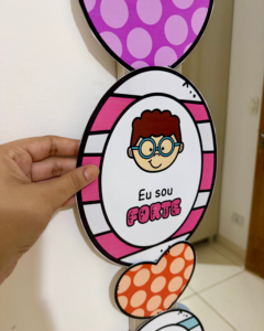 Decoração para espelho tema “Espelho das Afirmações”