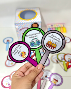 Dinâmica da Apresentação para turmas de Educação Infantil e séries iniciais do ensino Fundamental.