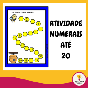 Numerais até 20 abelhinha