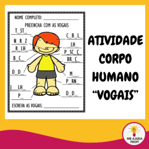 Atividade vogais – Partes do corpo humano