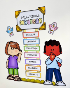 Painel Palavrinhas Mágicas