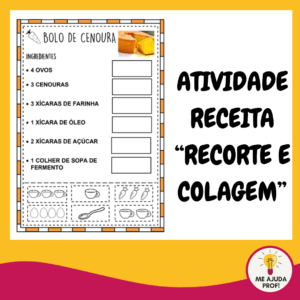 Atividade receita – Bolo de cenoura