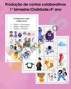 Produção de texto colaborativa- Habilidades do 1º Bimestre-4º ano