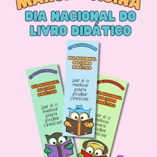 MARCA PÁGINA DIA DO LIVRO DIDÁTICO