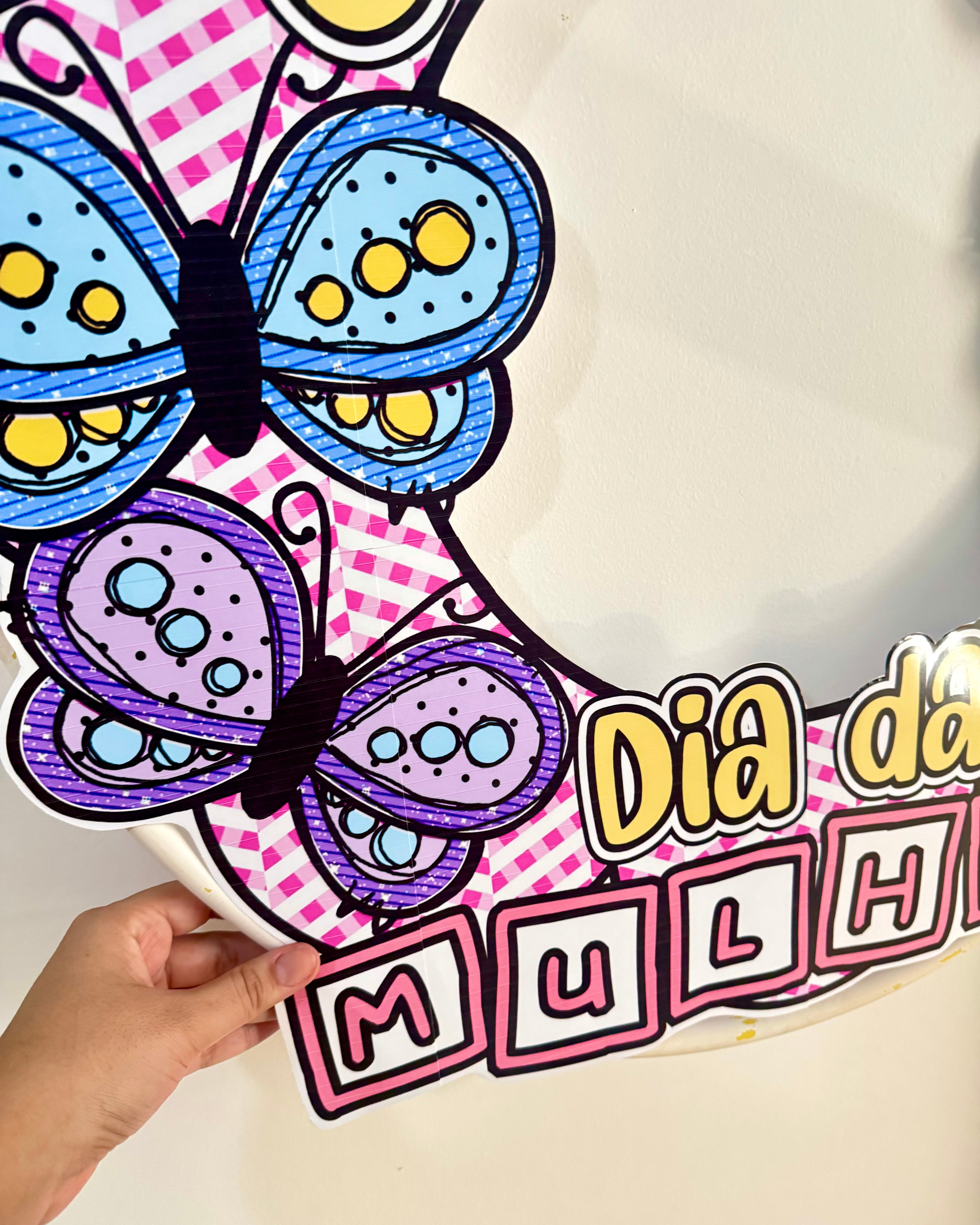 Bambolê decorativo dia da MULHER