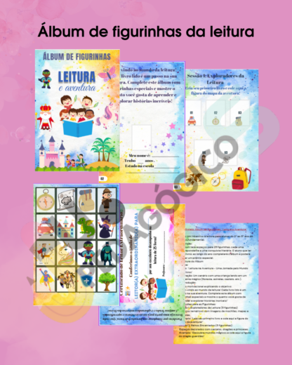 Álbum de Figurinhas da Leitura