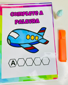 Apostila “Complete as Palavras”