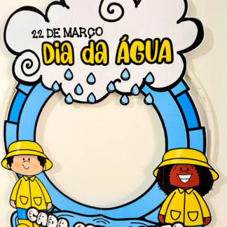 Decoração de bambolê Dia da água