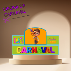 Viseira de Carnaval Divertida