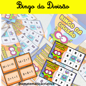 Bingo da Divisão – Com 32 Cartelas (Molde da Caixinha Incluso)