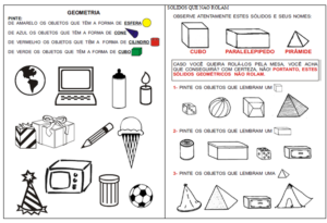 11 ATIVIDADES DE GEOMETRIA