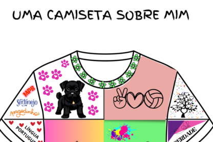 👕 Camiseta Sobre Mim – Um Jeito Divertido de Conhecer Seus Alunos! - Image 2