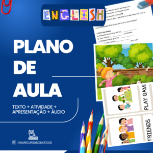 Plano de aula completo com atividades.