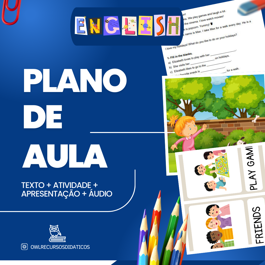 Plano de aula completo com atividades.