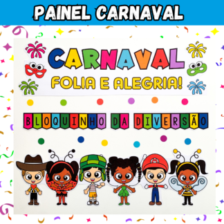 Painel Carnaval - Folia e Alegria