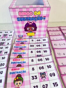 BINGO DA SUBTRAÇÃO