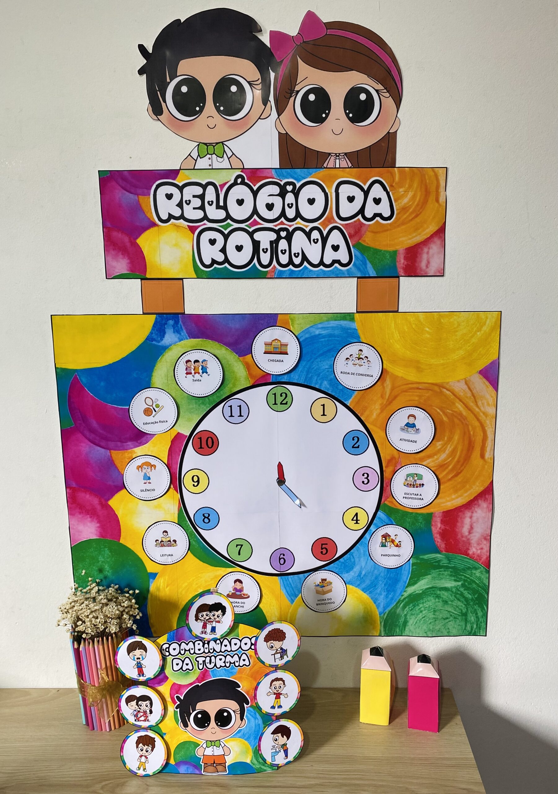 rotina da turma educação infantil, rotina para educação infantil de acordo com a bncc, rotina da turma para imprimir, relogio rotina educação infantil, relógio de rotina infantil para imprimir, rotina infantil para imprimir pdf, relógio da rotina para imprimir, recurso pedagogico, atividades pedagógicas, recurso pedagógico para volta ás aulas, material lúdico para volta às aulas, material lúdico para educação infantil