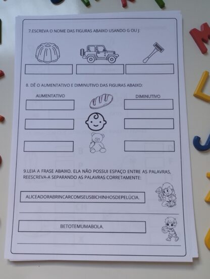 Avaliação Diagnóstica Inicial Português e Matemática 2° Ano - Image 4