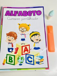 Apostila alfabeto cursivo pontilhado