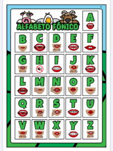 Cartaz alfabeto Fônico