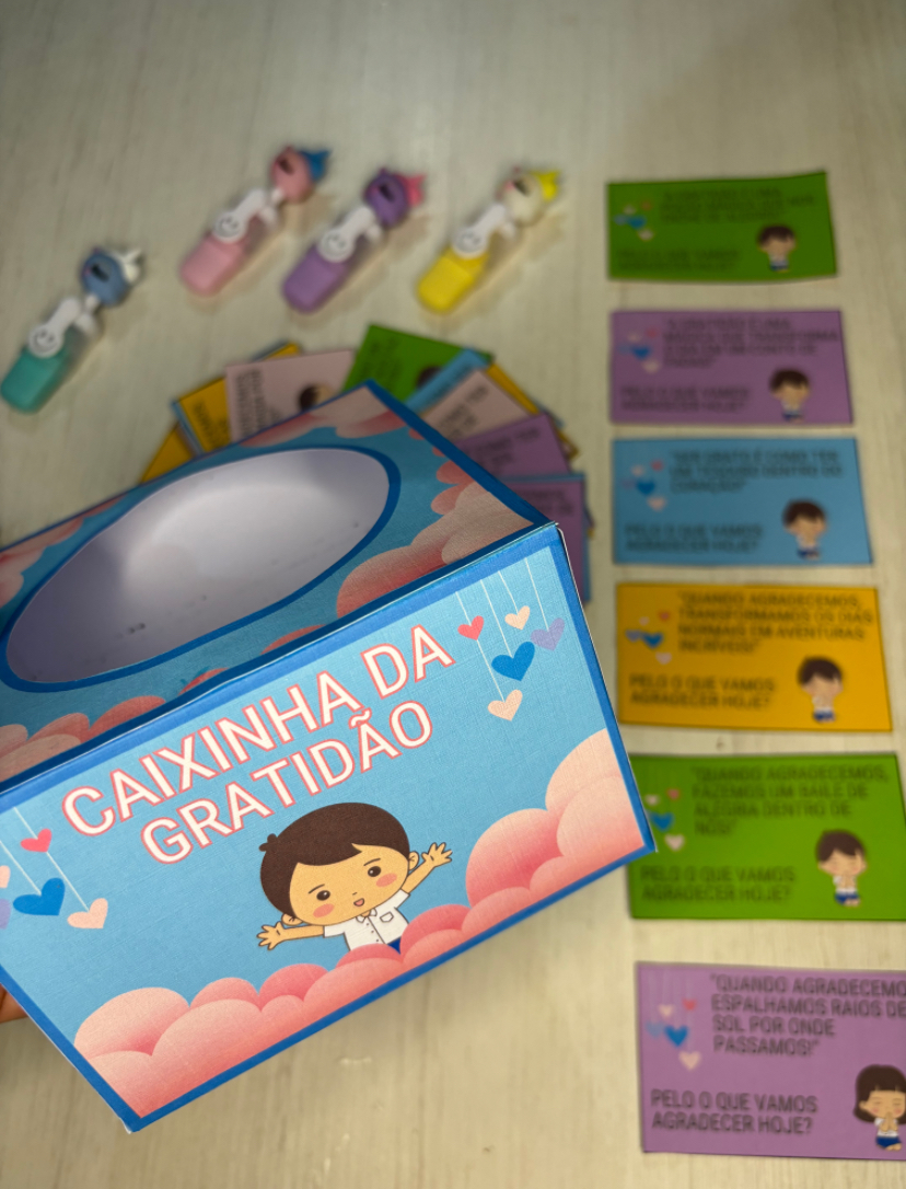 Dinâmica caixa da Gratidão