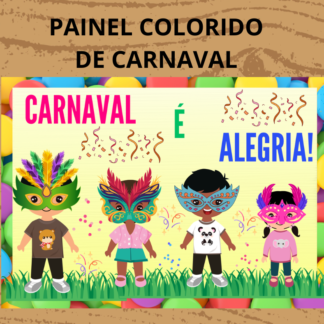 PAINEL COLORIDO DE CARNAVAL
