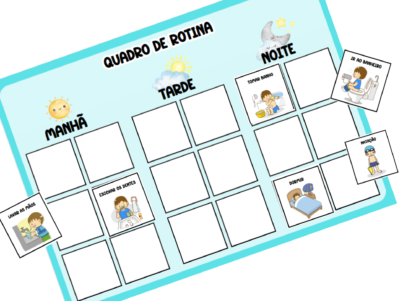 quadro de rotina
