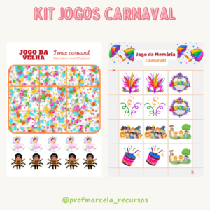 kit jogos de carnaval