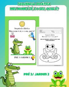 Sequência didática meu nome é Zé