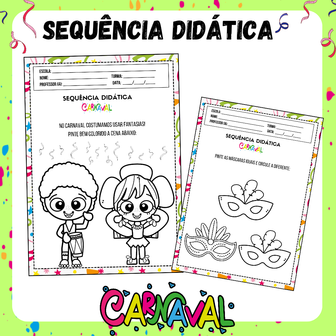 Sequência didática carnaval