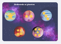 Ordenando os planetas
