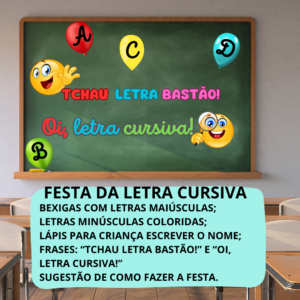 FESTA DA LETRA CURSIVA