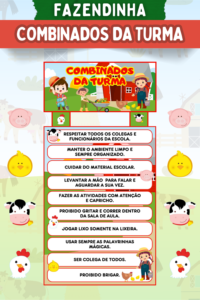 Combinados da Turma – Fazendinha