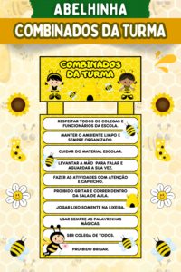 Combinados da Turma – Abelhinha