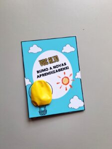 Cartão rumo a novas aprendizagem