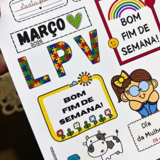 ADESIVOS PARA PLANO DE AULA MAR/25