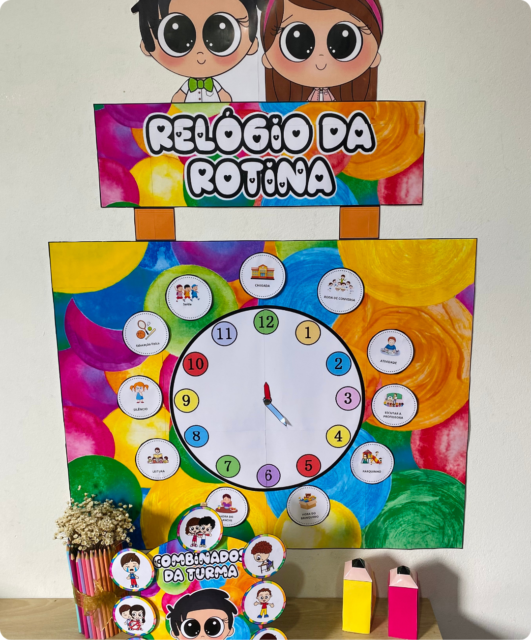 rotina da turma educação infantil, rotina para educação infantil de acordo com a bncc, rotina da turma para imprimir, relogio rotina educação infantil, relógio de rotina infantil para imprimir, rotina infantil para imprimir pdf, relógio da rotina para imprimir, recurso pedagogico, atividades pedagógicas, recurso pedagógico para volta ás aulas, material lúdico para volta às aulas, material lúdico para educação infantil, materiais para profes