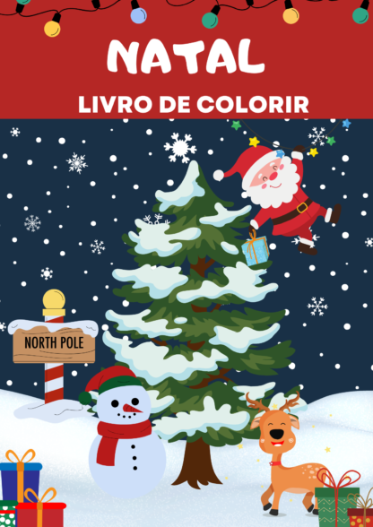 LIVRO DE COLORIR NATAL - Aprendizado e Diversão na Época Mais Mágica do Ano! - Image 5