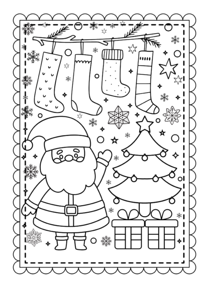 LIVRO DE COLORIR NATAL - Aprendizado e Diversão na Época Mais Mágica do Ano! - Image 3